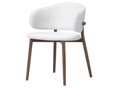 Bouclé Eetkamerstoelen