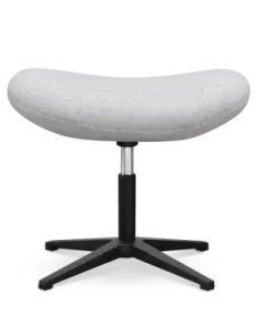 Flag Ottoman / Hocker Licht Grijs Kasjmier