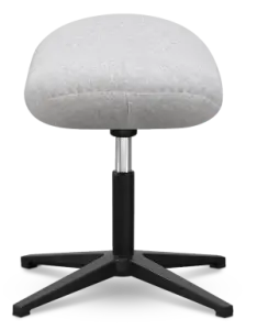 Flag Ottoman / Hocker Licht Grijs Kasjmier