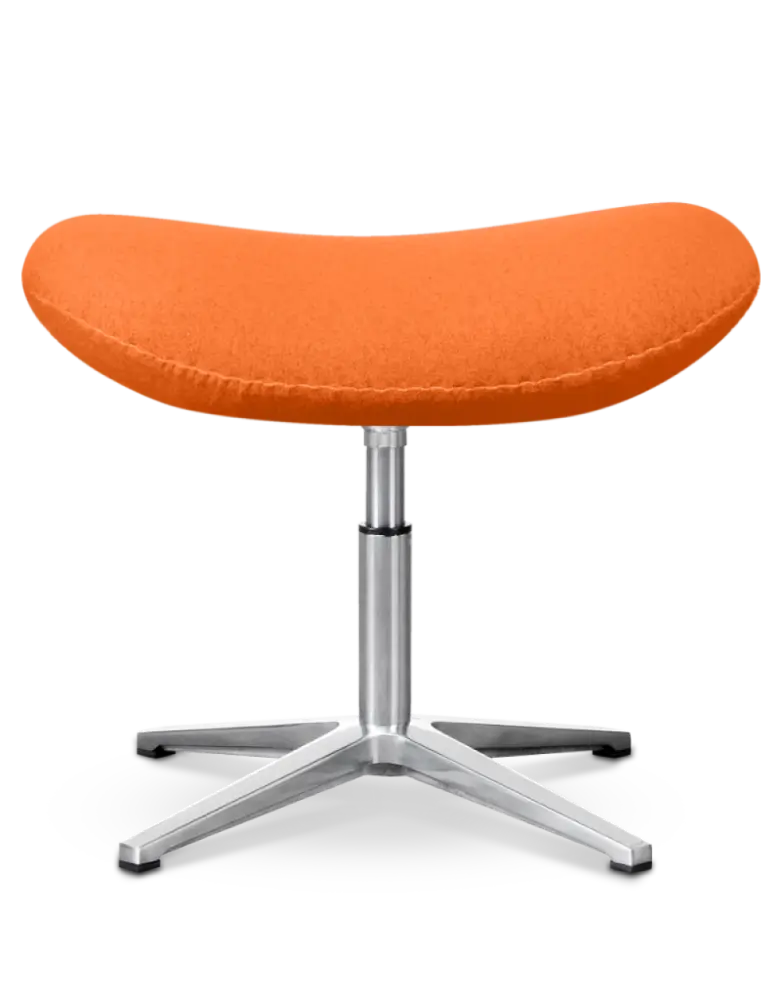 Flag Ottoman / Hocker Oranje Kasjmier