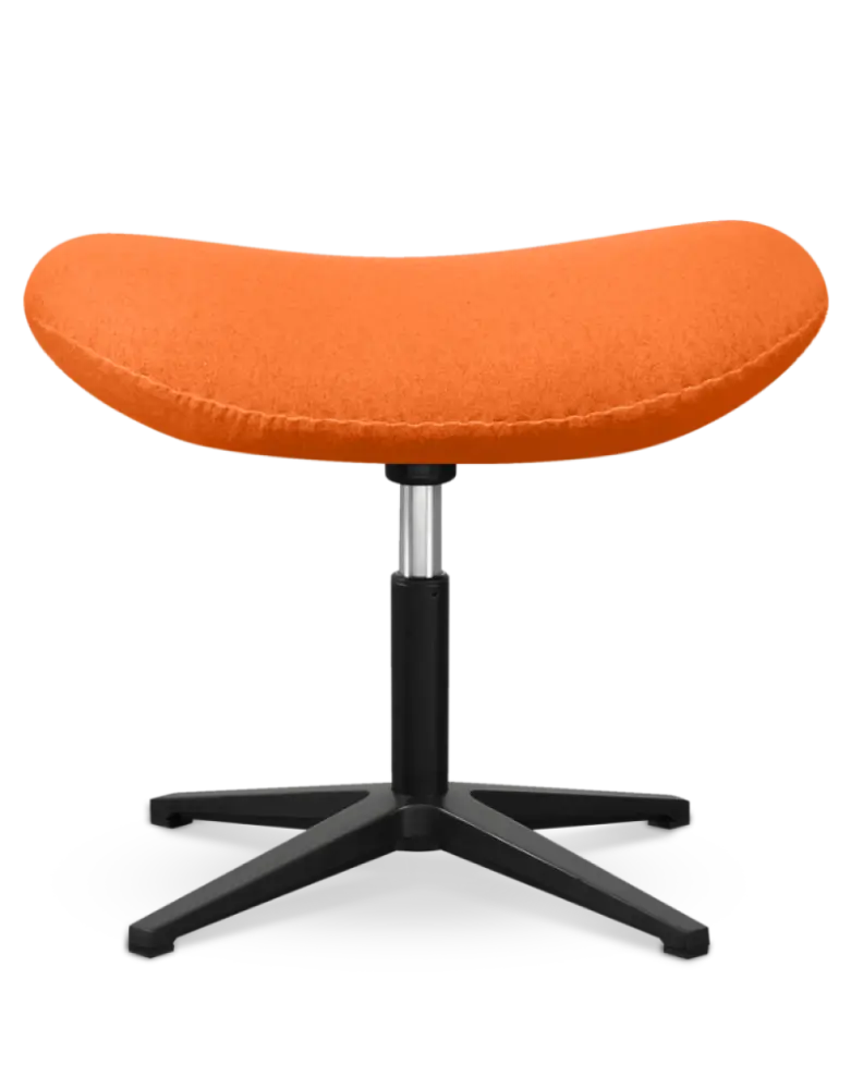 Flag Ottoman / Hocker Oranje Kasjmier