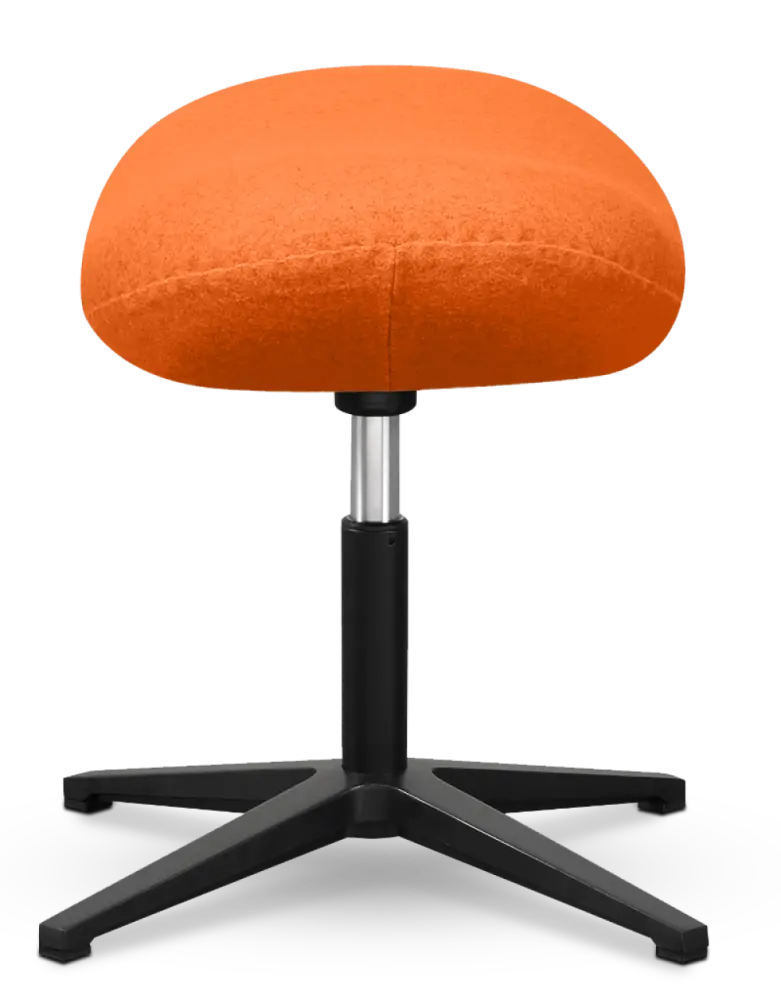 Flag Ottoman / Hocker Oranje Kasjmier