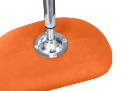 Flag Ottoman / Hocker Oranje Kasjmier