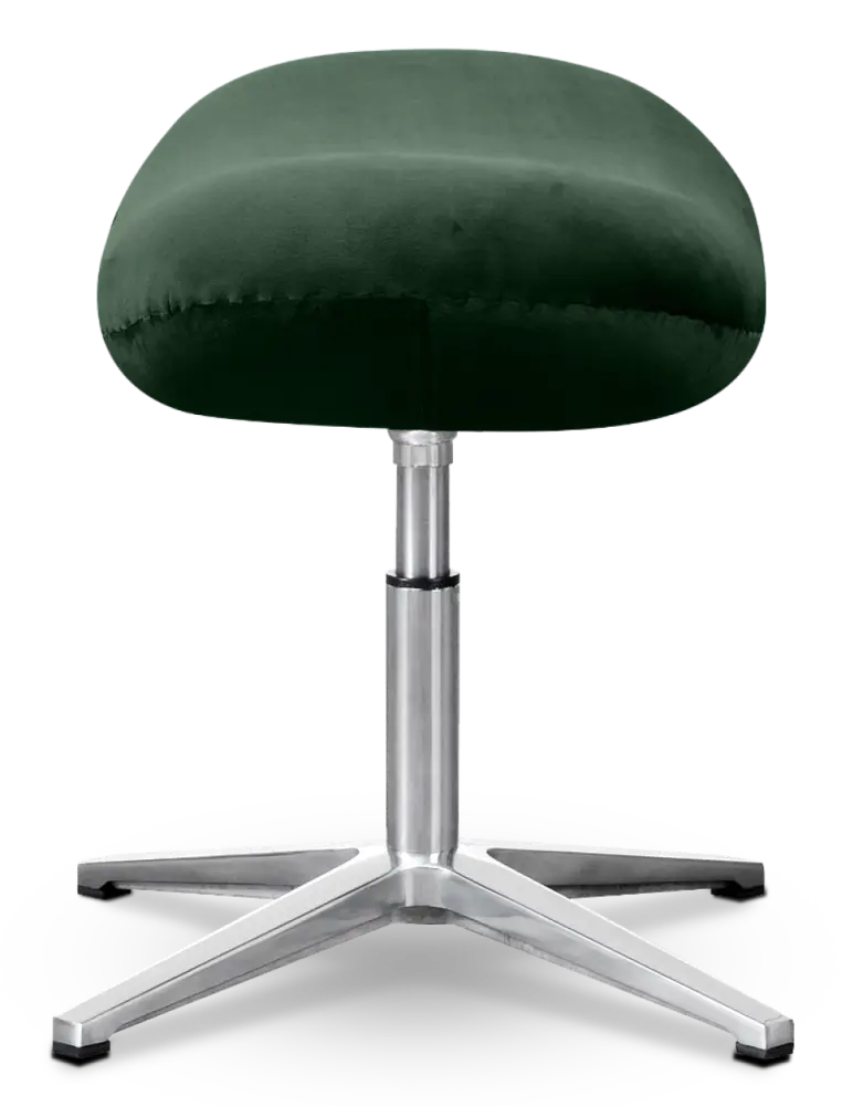 Flag Ottoman / Hocker Groen Velvet