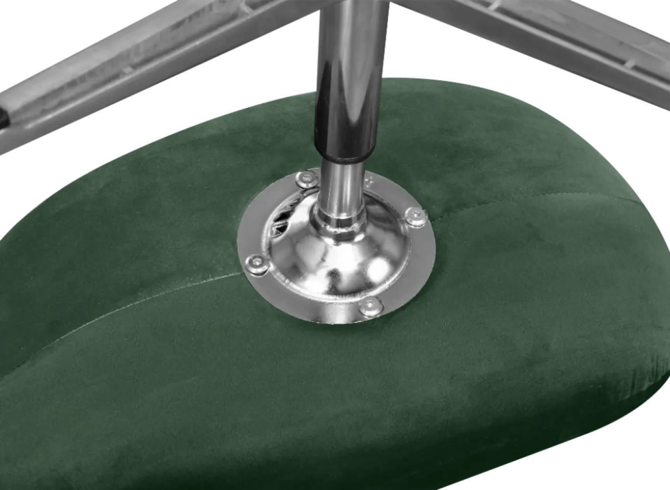 Flag Ottoman / Hocker Groen Velvet