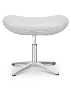 Flag Ottoman / Hocker Wit Leer