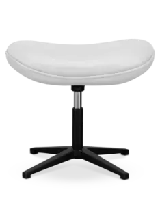 Flag Ottoman / Hocker Wit Leer