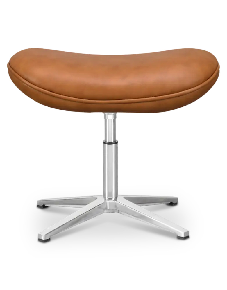 Flag Ottoman / Hocker Cognac / Bruin Leer