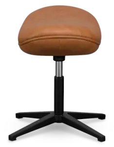 Flag Ottoman / Hocker Cognac / Bruin Leer
