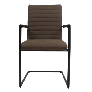 Industriële Eetkamerstoel Bars Vintage Taupe