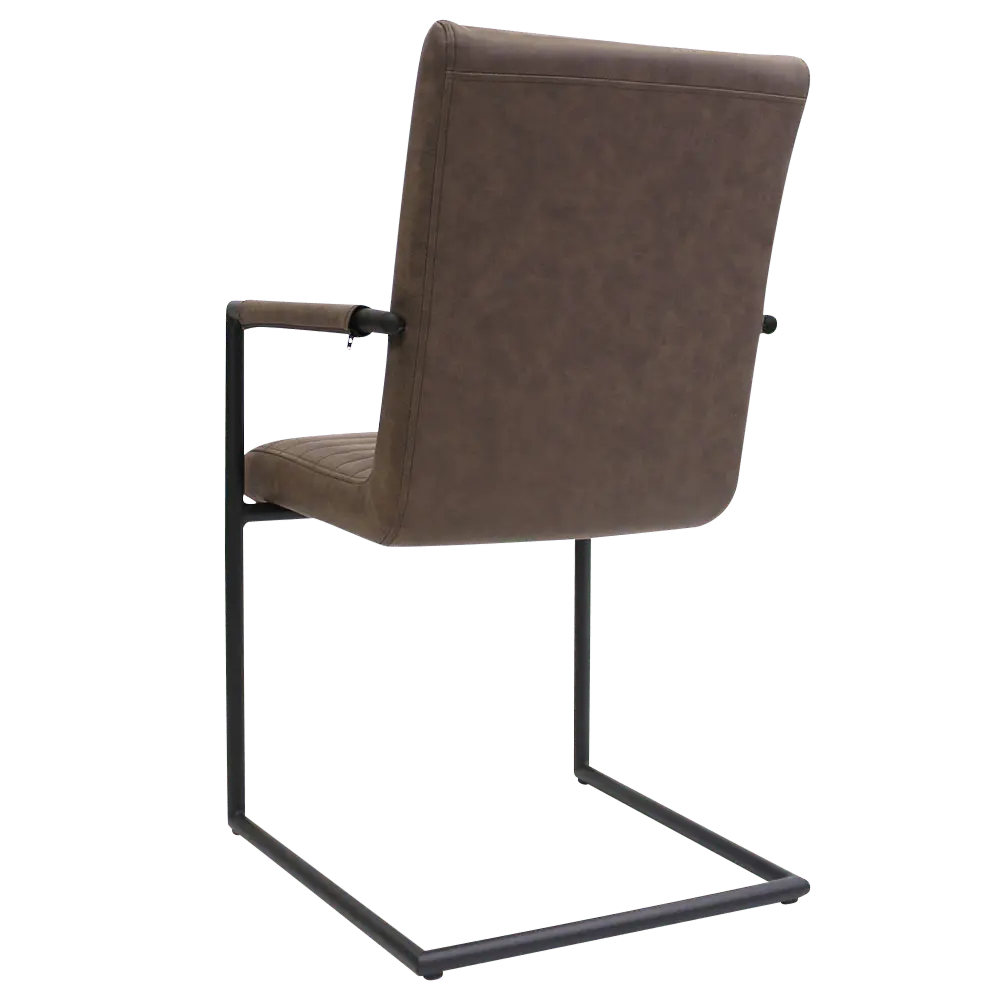 Industriële Eetkamerstoel Bars Vintage Taupe