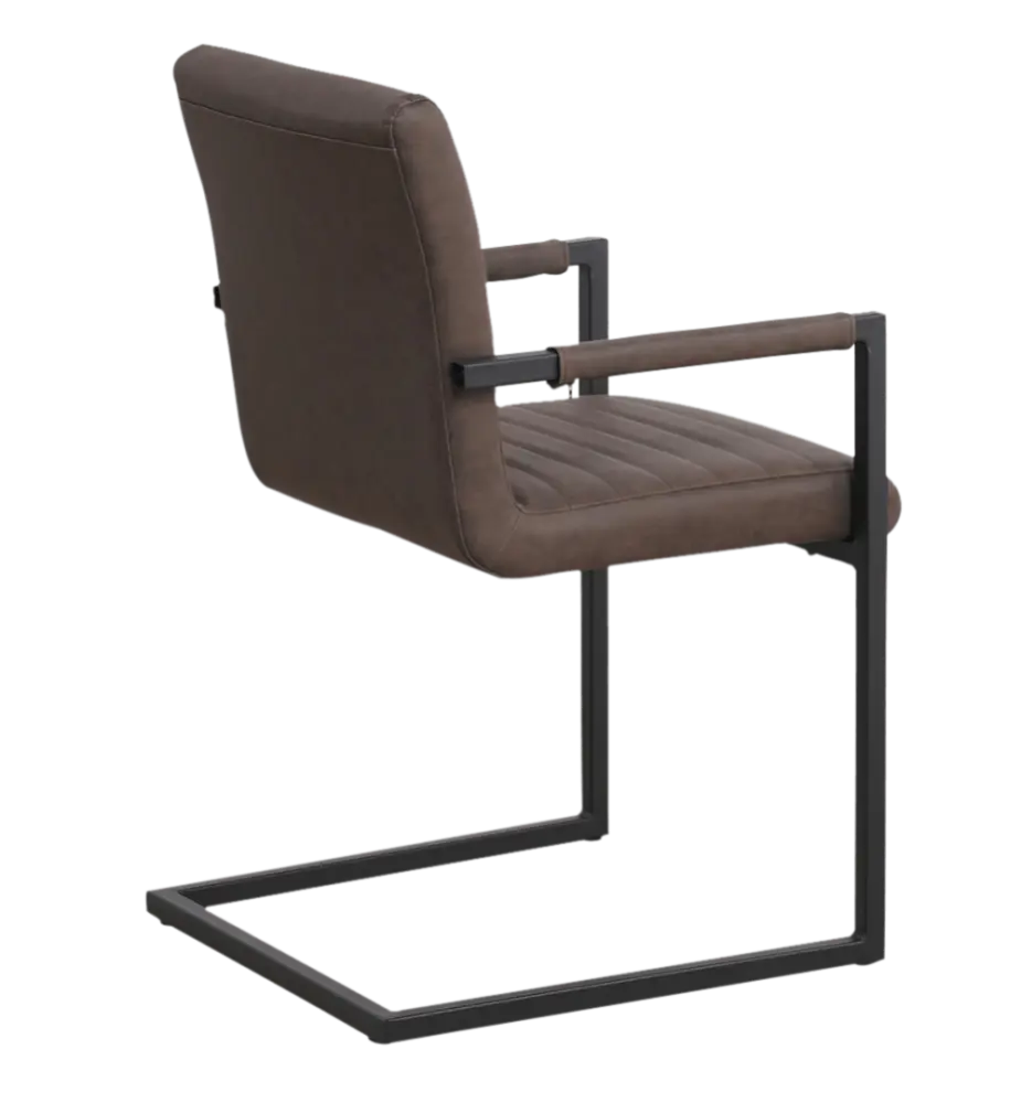 Industriële Eetkamerstoel Kubis Taupe