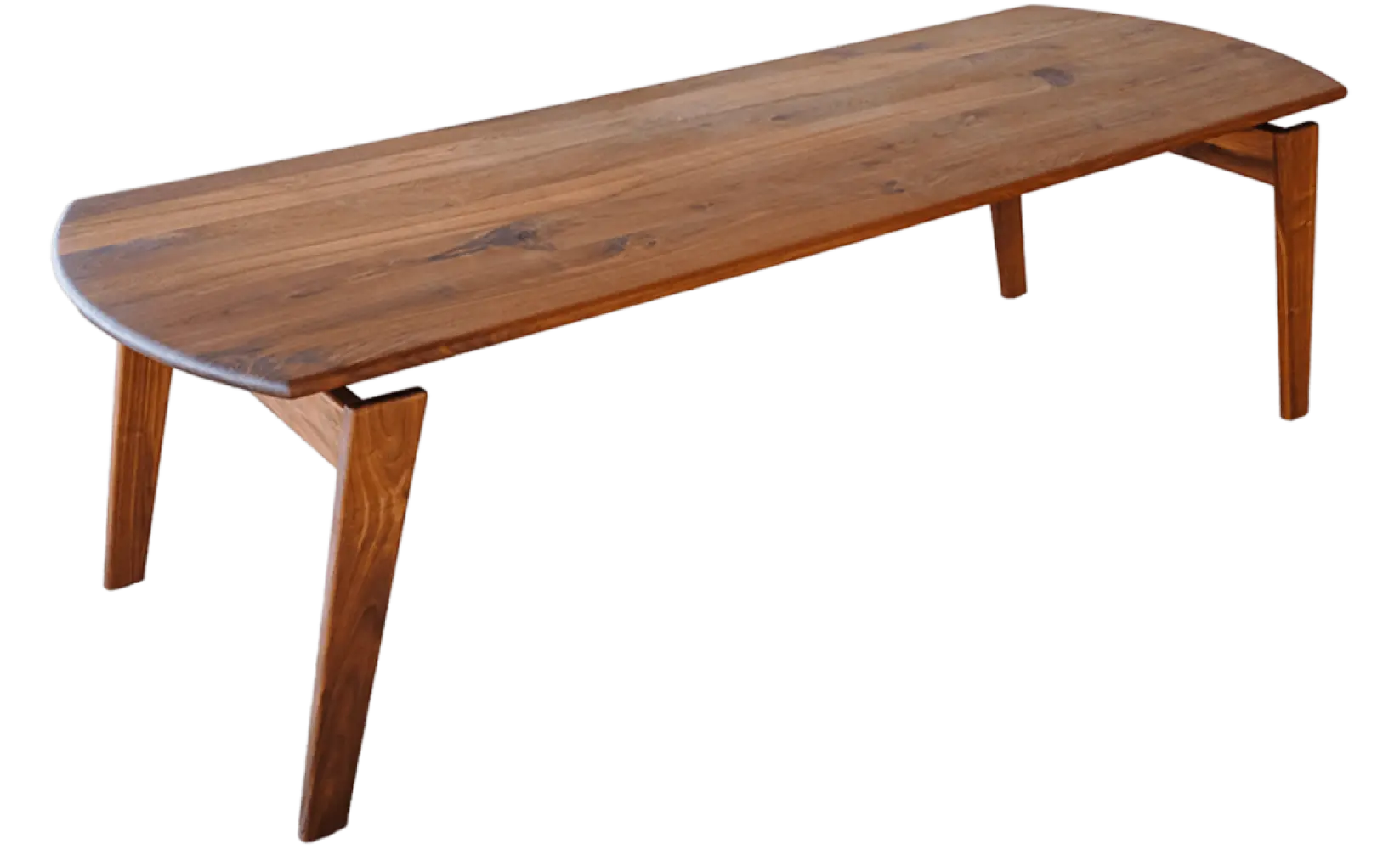 Artson Vergaderset Walnoot 280×90 + 6× CD 117 Zwart Leer