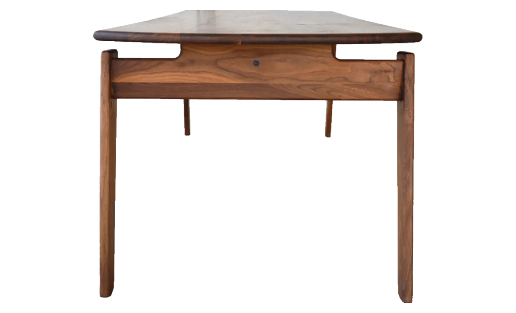 Artson Vergaderset Walnoot 280×90 + 6× CD 117 Zwart Leer
