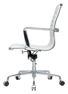 Artson Vergaderset Eiken 280×90 + 6× CD 117 Wit Leer