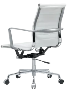 Artson Vergaderset Eiken 280×90 + 6× CD 117 Wit Leer