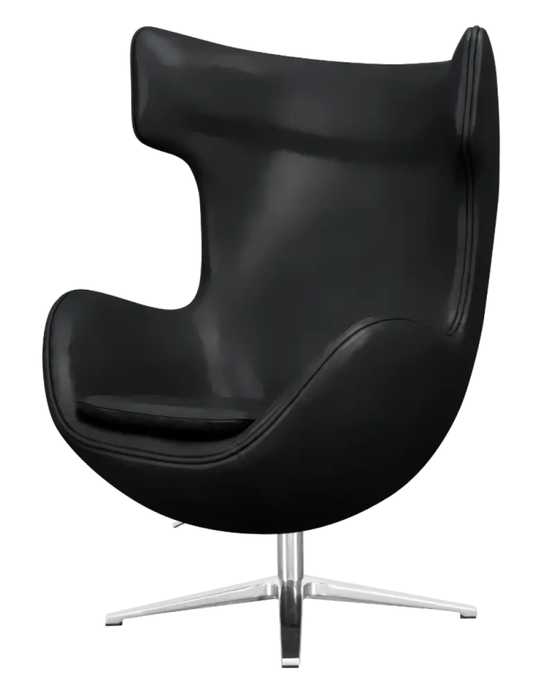 Flag Chair Zwart Leer | OUD MODEL Flag Chair Zwart Leer | OUD MODEL