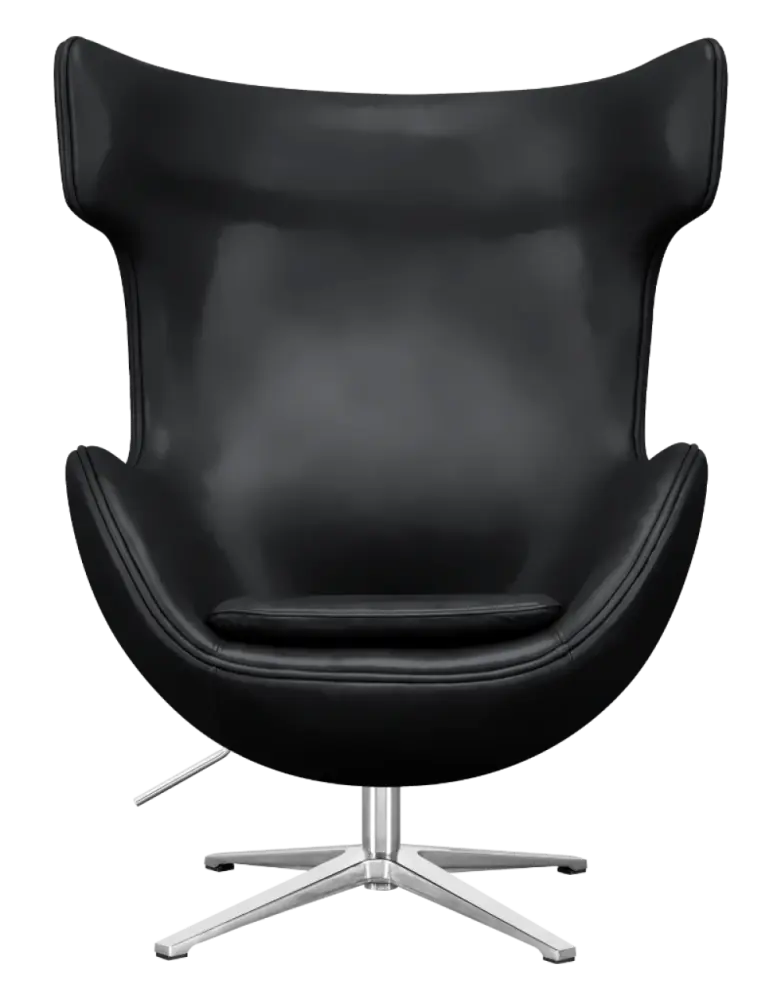 Flag Chair Zwart Leer | OUD MODEL Flag Chair Zwart Leer | OUD MODEL