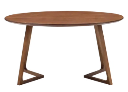 Eettafel Jensen Rond Walnoot (OUD MODEL)