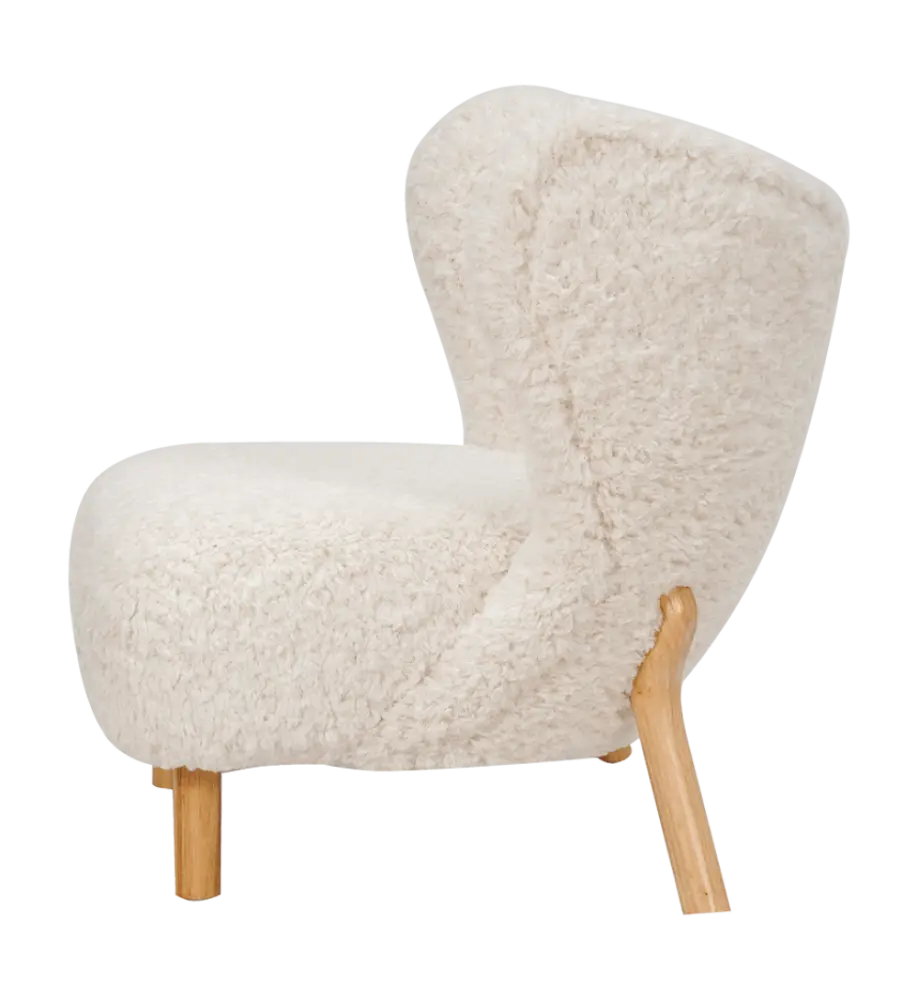 Little Kita Fauteuil Wit | Essen Pootjes (OUD MODEL)