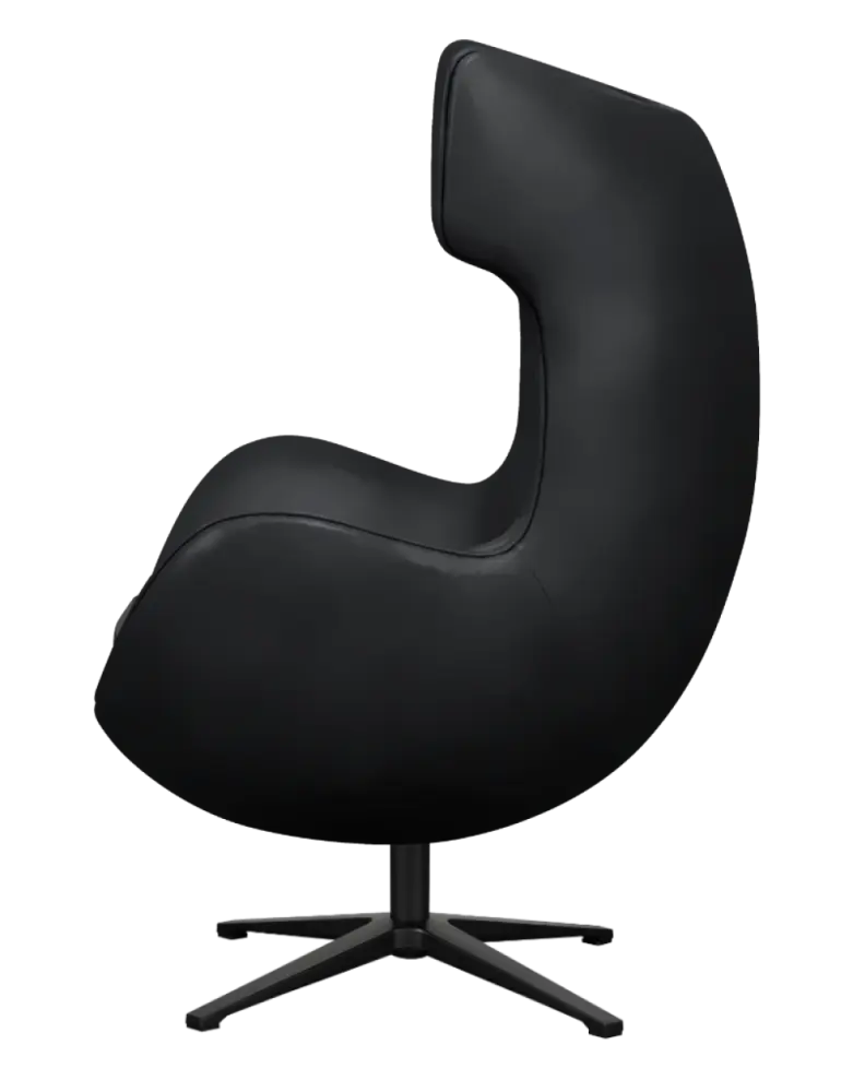 Flag Chair Zwart Leer | OUD MODEL Flag Chair Zwart Leer | OUD MODEL