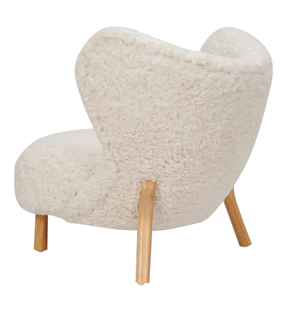 Little Kita Fauteuil Wit | Essen Pootjes (OUD MODEL)