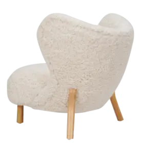 Little Kita Fauteuil Wit | Essen Pootjes (OUD MODEL)