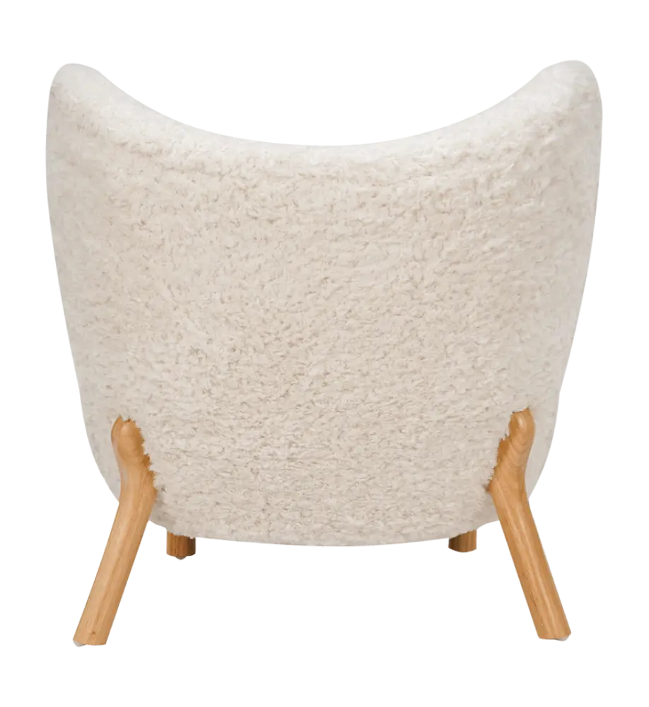Little Kita Fauteuil Wit | Essen Pootjes (OUD MODEL)