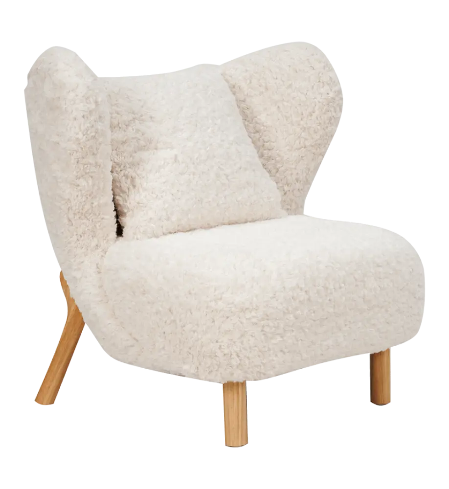 Little Kita Fauteuil Wit | Essen Pootjes (OUD MODEL)