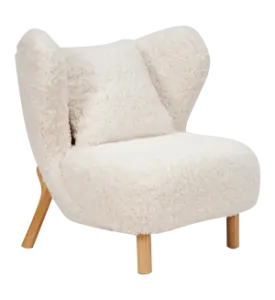 Little Kita Fauteuil Wit | Essen Pootjes (OUD MODEL)