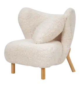 Little Kita Fauteuil Wit | Essen Pootjes (OUD MODEL)
