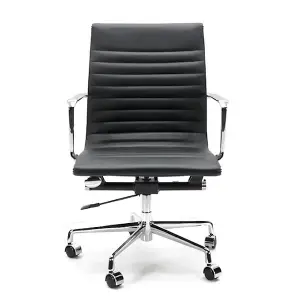 Cavel CD 117 Bureaustoel Zwart Leer