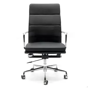 Cavel CD 219 Softpad Bureaustoel Zwart Leer