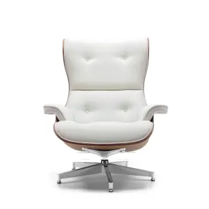 Cavel Lounge Chair Wit Boucle | Essen Schalen