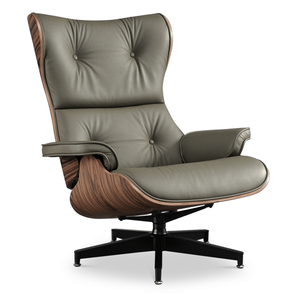 Cavel lounge chairs groen naturel palissander