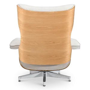 Cavel Lounge Chair Wit Boucle | Essen Schalen