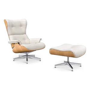 Cavel Lounge Chair Wit Boucle | Essen Schalen