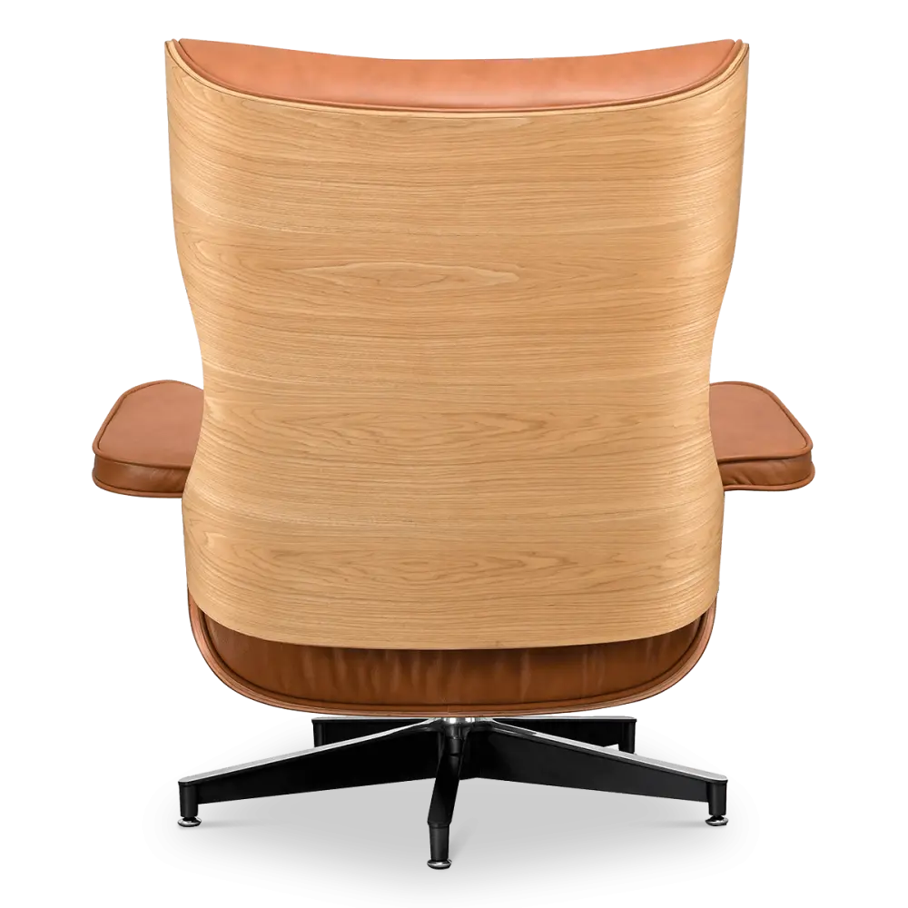 Cavel Lounge Chair Cognac/Bruin Leer | Essen Schalen