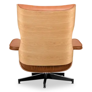 Cavel Lounge Chair Cognac/Bruin Leer | Essen Schalen
