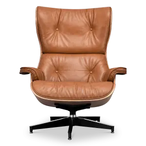 Cavel Lounge Chair Cognac/Bruin Leer | Essen Schalen
